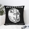 RAGE COMIC Does That Answer Your Question Trollface Square Pillowcases Couch Cushion Case Cool Decorative Pillow Cover