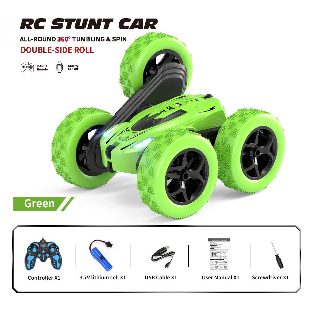 360° Gesture-Control Stunt Car: Double-Sided Flip for Kids