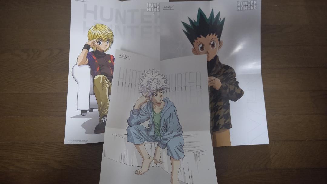 

[USED] Extremely rare HUNTER×HUNTER DVD first edition bonus posters 1-11