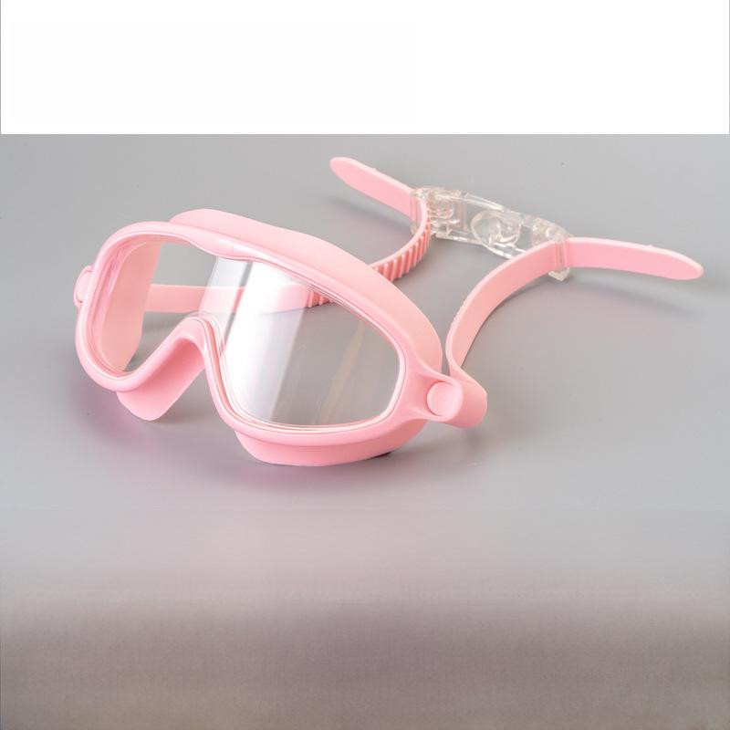 

Детские водонепроницаемые и противотуманные очки для плавания HD с большой оправой — для мальчиков и девочек