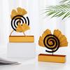 Mosquito Coil Burner Exquisite Leaf Incense Shape Iron Creaive Holder Case for Home