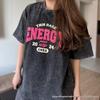 Women's American Retro Chic Cotton Short Sleeve Hip Hop T-Shirt