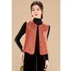 Elegant Reversible Embroidered New Chinese Style Vest