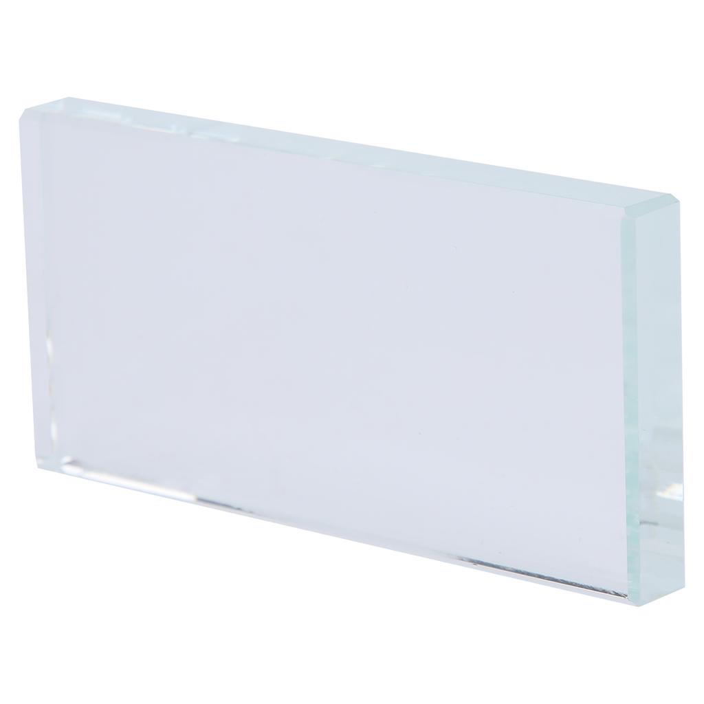 Nail Art Palettes Color Mixing Glass Rectangle Makeup Blending False Eyelash Glue Holder