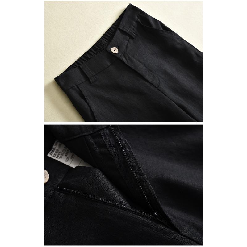 Thin Casual Slacks Slacks Thigh-high Waisted Straight Trousers