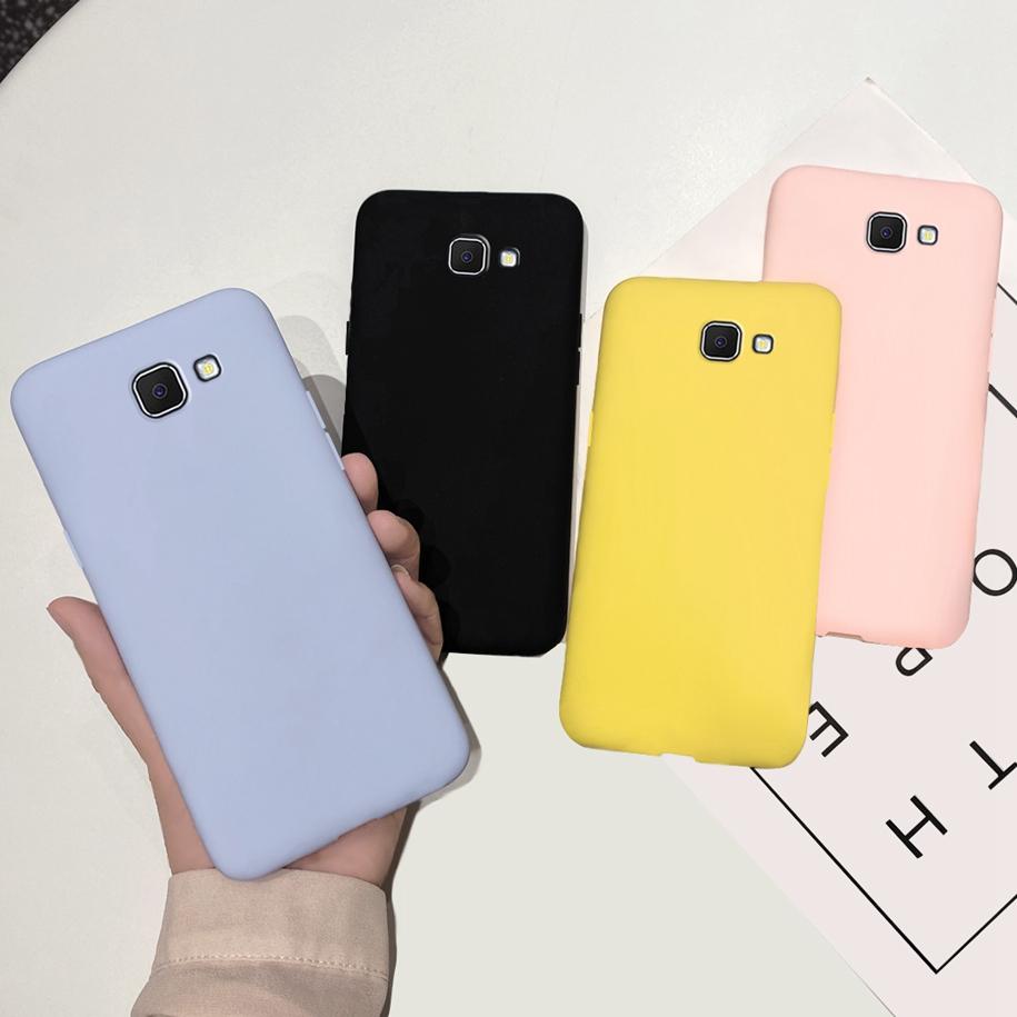 Silicone Case For Samsung Galaxy J7 Prime Cover 2016 Fashion Plain Color TPU Phone Case For Samsung J7 Prime 2 G611FF Soft Shell