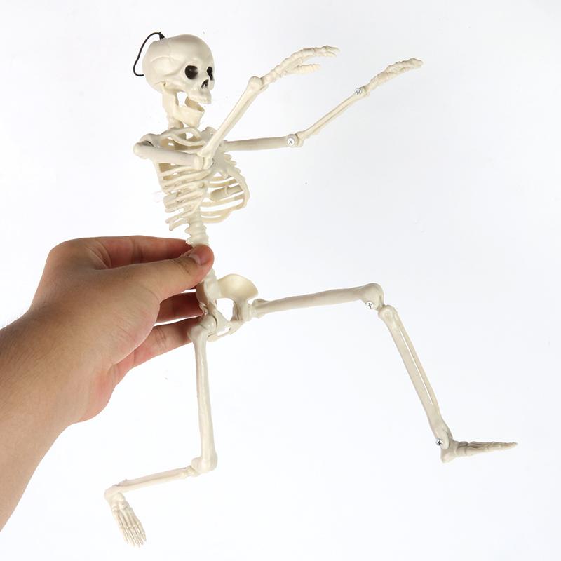 Small Skeletons Decoration Full Body Posable Joints Spooky Skeletons Hanging for Halloween Haunted House Party Decor Trick Prop