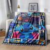 1pc Stitch Lilo & Stitch Home Office Outdoor Blanket Gift for Kids Adults
