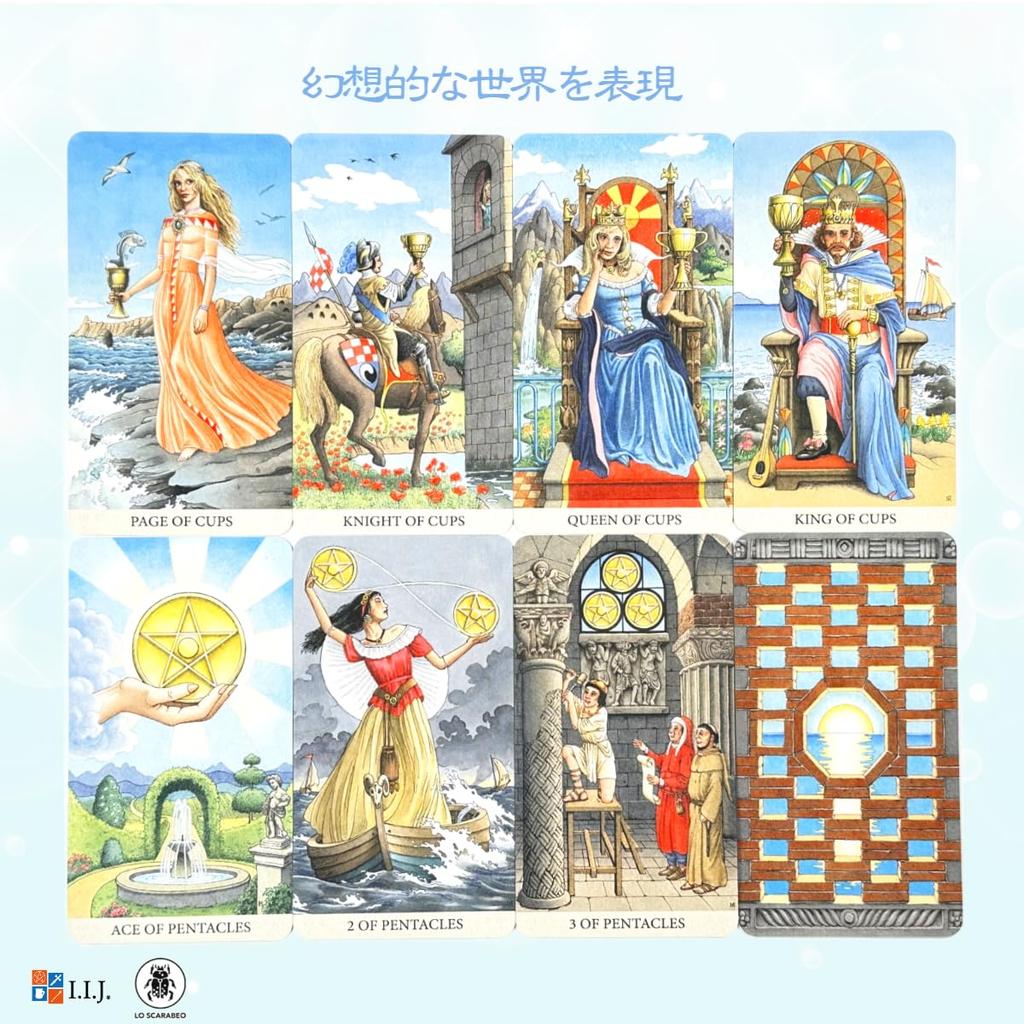 Tarot of the Longest Waite 78 Tarot with Japanese Authentic I.I.J Dream, Edition, Cards, Reading, Instructions,