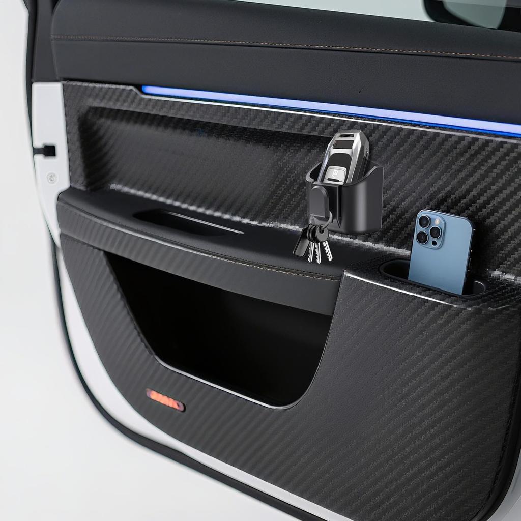 Dashboard Pocket - Smartphone Holder - Reusable Adhesive Storage Car Accessories Organizer Console Seat Dashboard Door