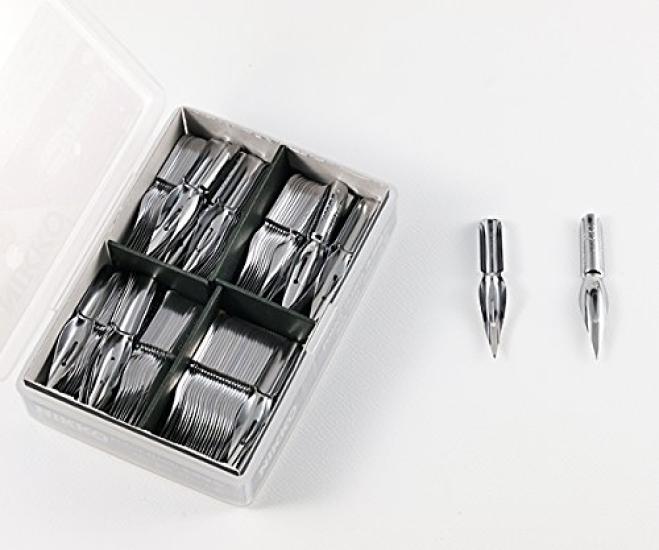 Tachikawa Pin Manufacturing Nikko N360 Point Hard Chrome Pack of N360C100 Nib, 100,