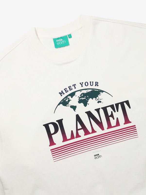 Bbc Earth Planet Sweatshirt_White