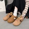 Autumn New Comfortable Board Shoes Women's Versatile Casual Sports Shoes Heightening Lace-up Round Head Casual Sports Shoes