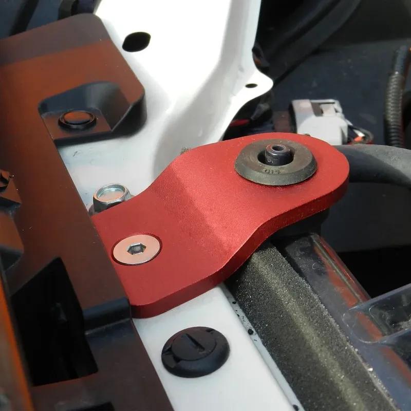 Pair Car Radiator Stay Bracket Racing Refrigeration Bracket Car Radiator Stay Aluminum For Subaru Tank Bracket