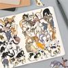 50Pcs/Set Naughty Cats Series 01. Scratch Marks PET Stickers Waterproof DIY Fashion Doodle Decals Stickers
