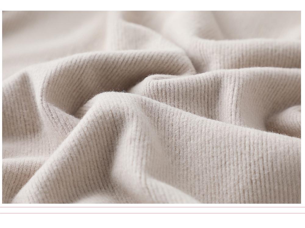 Top Feminino Slimming Elástico de Algodão Canelado Gola Alta Manga Longa - Outono/Inverno 2025