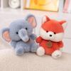 Furry Panda Plush Dolls Animal Kitten Toy Furry Stuffed Toy Cuddle Toy for Birthday Christmas Gifts