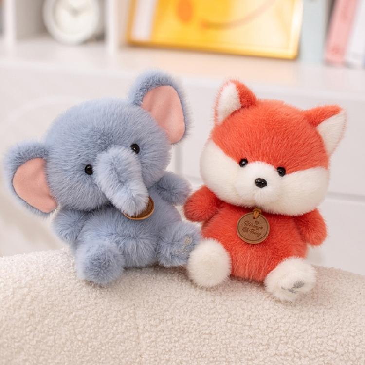 Furry Panda Plush Dolls Animal Kitten Toy Furry Stuffed Toy Cuddle Toy for Birthday Christmas Gifts