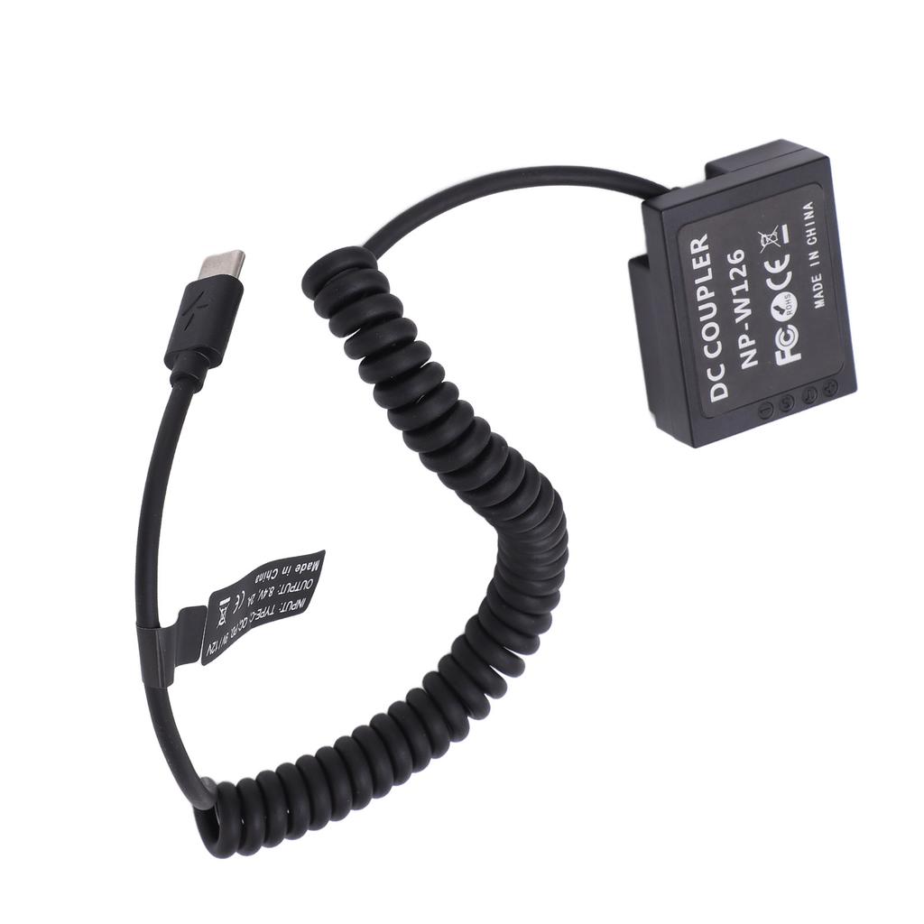 TypeC Port NPW126 NPW126 Fully Decoded Dummy Battery for Fuji XT1 XT2 XT3 Camera Series