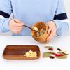 Bamboo Garlic Masher Bowl Thick Base Spice Grinding Tool Garlic Grinder Bowl  Home Cooking Prep