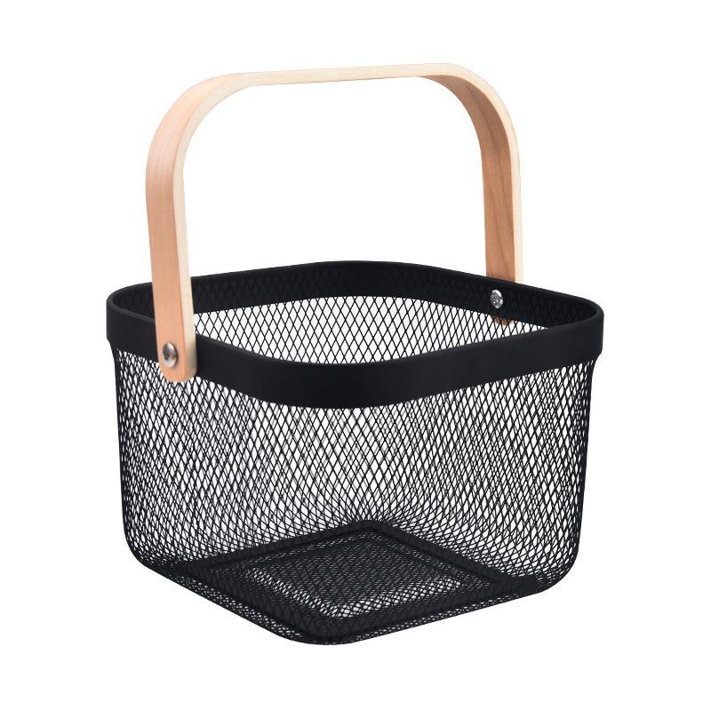 Multifunctional Hollow Storage Basket for Bathroom Use for Shopping High-looking Household Basket Storage and Organization Box