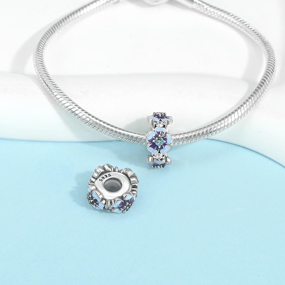 Charm Bead Charms Plata Flower Bee Dragonfly copper Plated Ideal For Charm Bead Charms copper Plated Authentic Bracelets for Jewellery Making