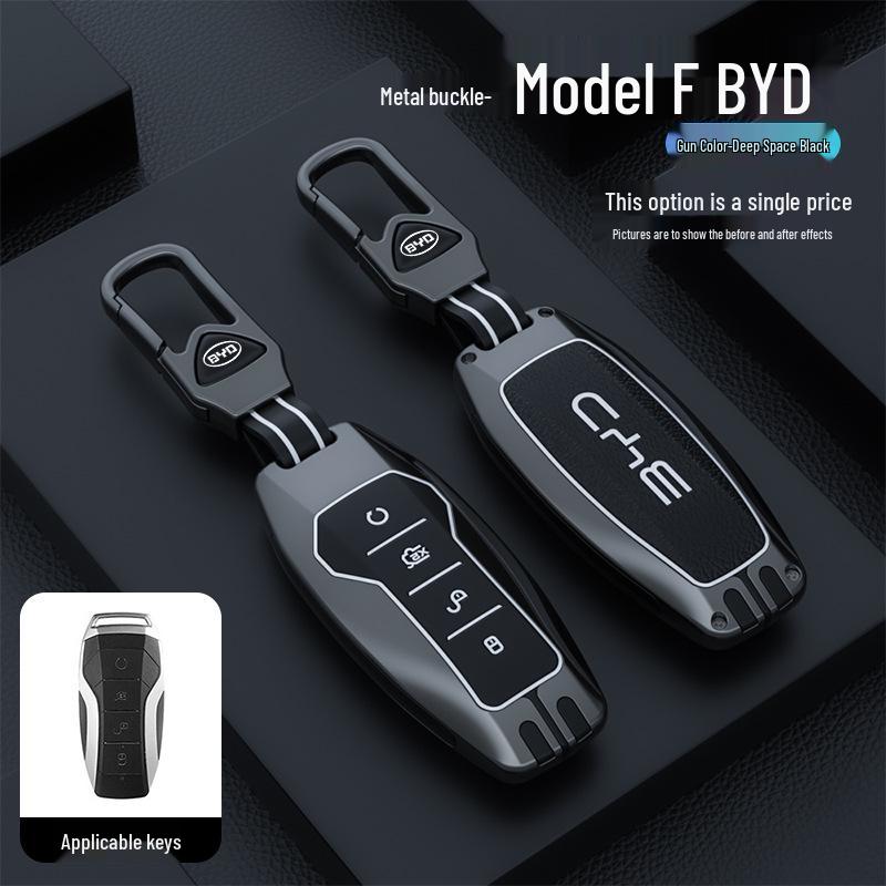 BYD Key Case: Full Coverage for Song, QinPLUS/dmi, Dolphin, e2, Tang, Han EV, e3, Destroyer 05 Models