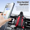 Car Phone Holder Carbon Fiber Pattern Racing Seat Style Auto Air Vent GPS Mount Compatible Storage Bracket with Most Smartphone
