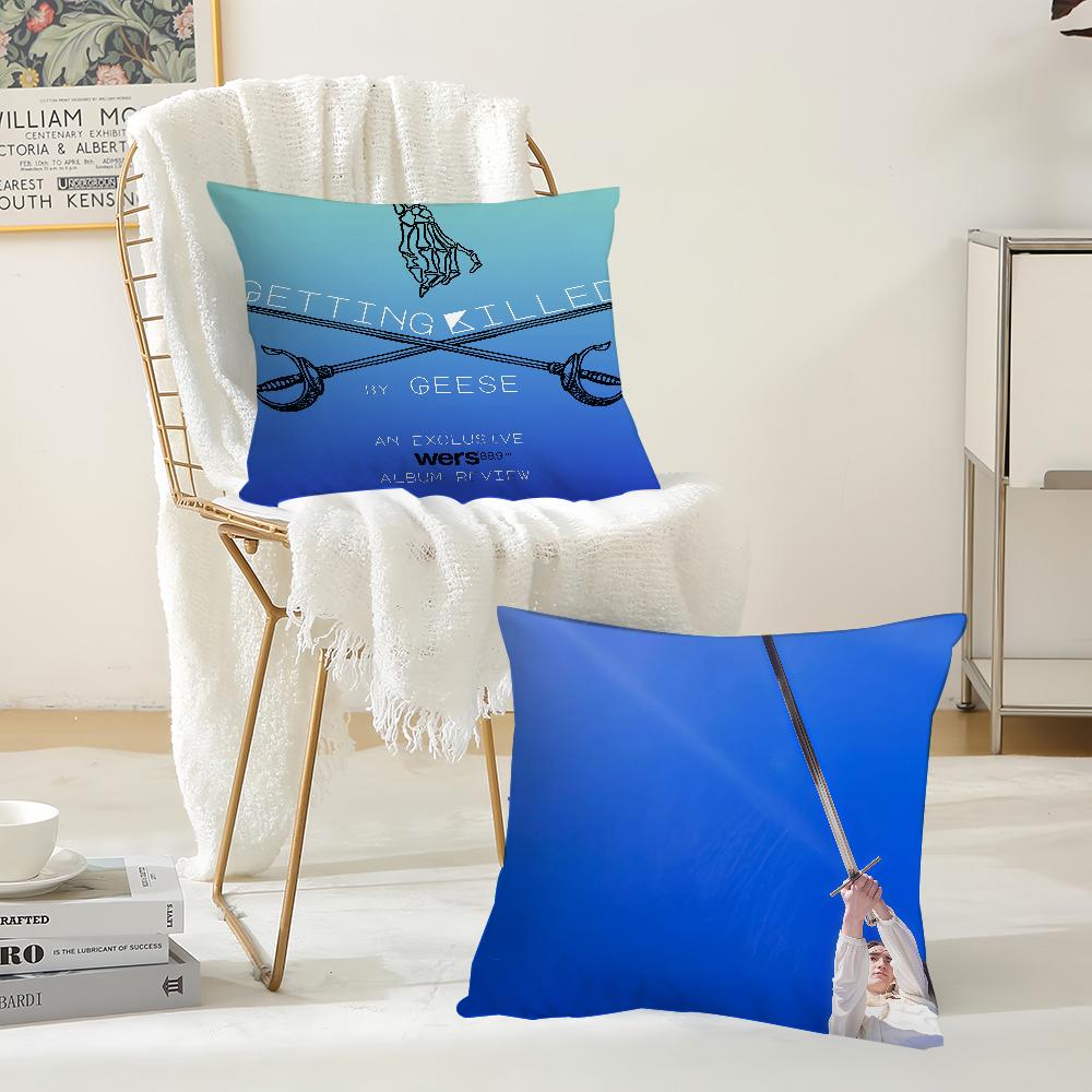 Band GGeese Getting Killed Pillow Case Suitable For Bedrooms Living Rooms Cars Home Decoration