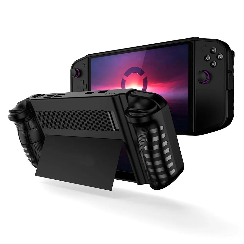 Ultra Thin TPU Soft Case For Lenovo Legion Go Case Handle Game Console Protective Cover with Kickstand For Legion Go Accessories