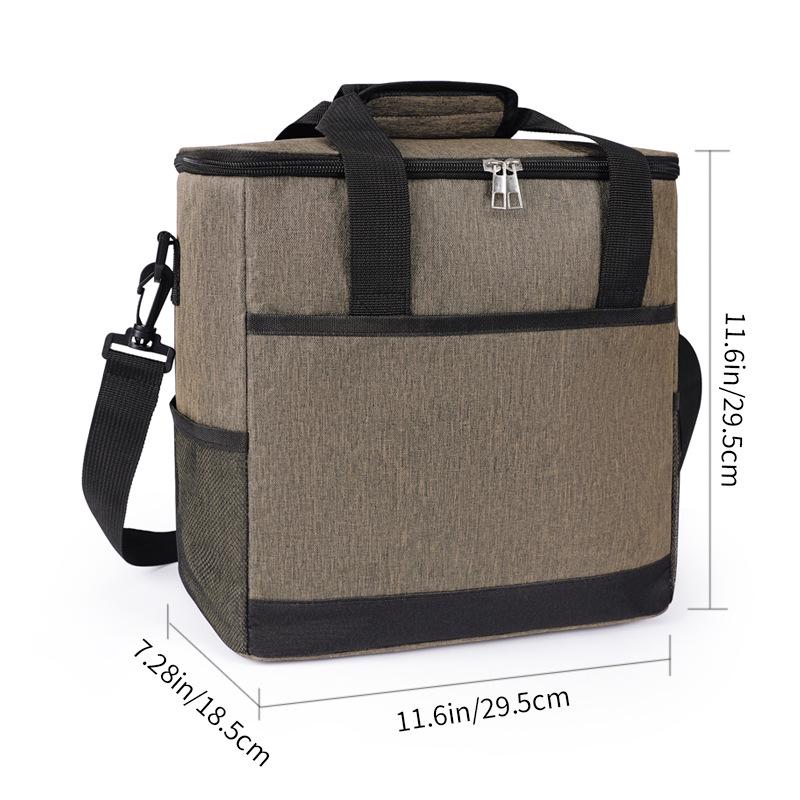 Large Capacity Insulated Oxford Cloth Picnic Lunch Bag