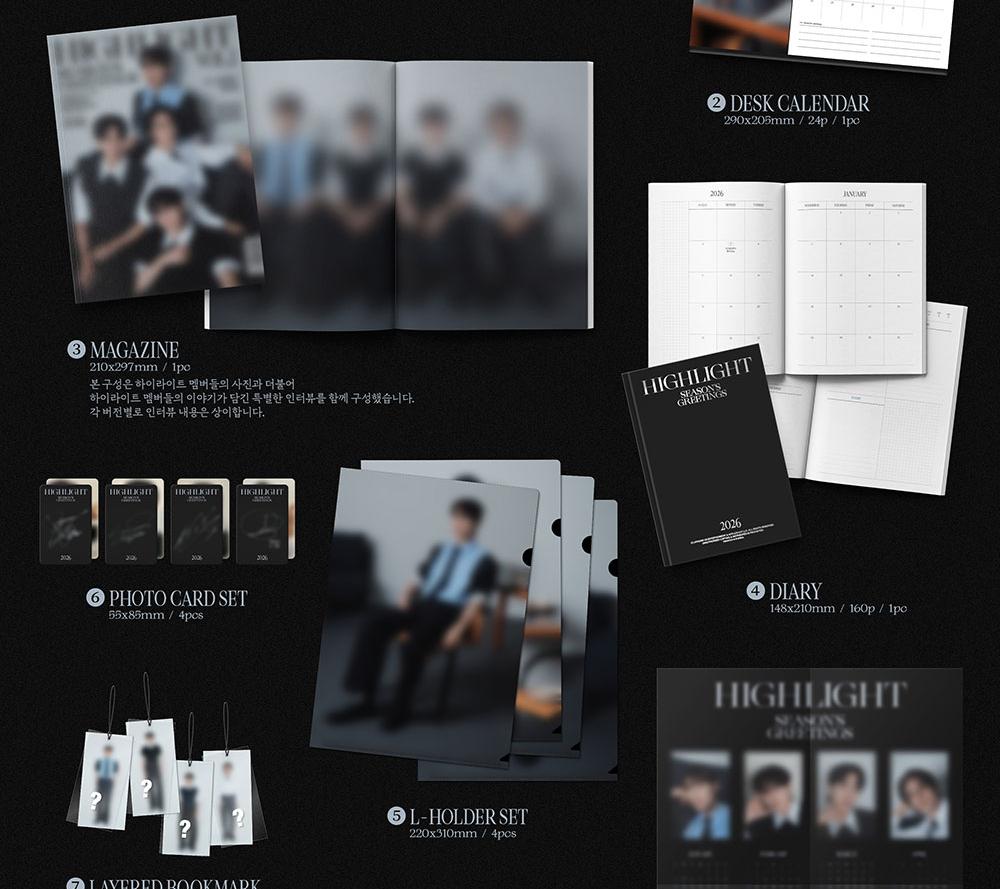 [POB] (GRAPHIC SIDE / CLASSIC SIDE ver.) HIGHLIGHT - 2026 Season's Greetings