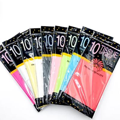 10 listů 50*66cm hedvábný papír DIY ručně vyráběné řemeslné papírové květiny dárkové balení Svatební potřeby pro domácí dekorace a večírky