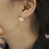 Ound Cactus Ball Earring-L