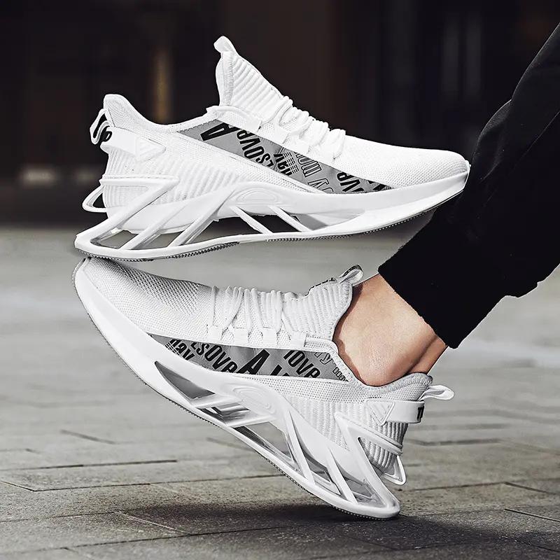 Mode Herren Blade Schuhe Atmungsaktives Mesh Freizeitsportschuhe Trendige Outdoor-Sneaker Laufschuhe