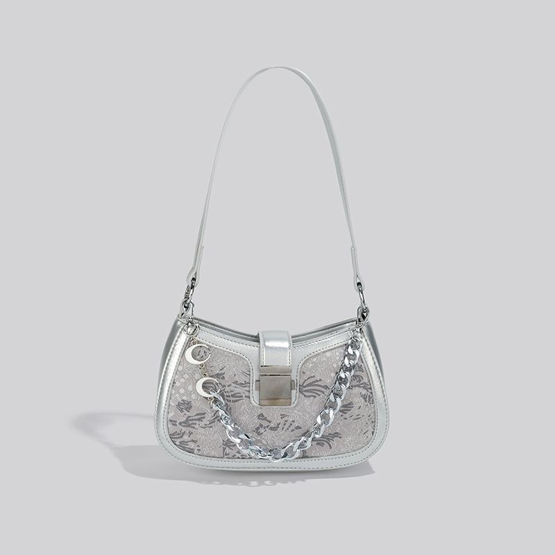 

Женские сумки Сумки через плечо Продвинутая новая мода Подмышечная сумка Сумки на цепочке Повседневные универсальные Сумки кросс-боди Нишевый дизайн Маленькая квадратная