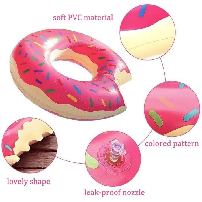 Anneau de Natation - Bouée Donut - 120 cm - Vinyle Extra-Épais - Mixte - Pour Adultes et Enfants