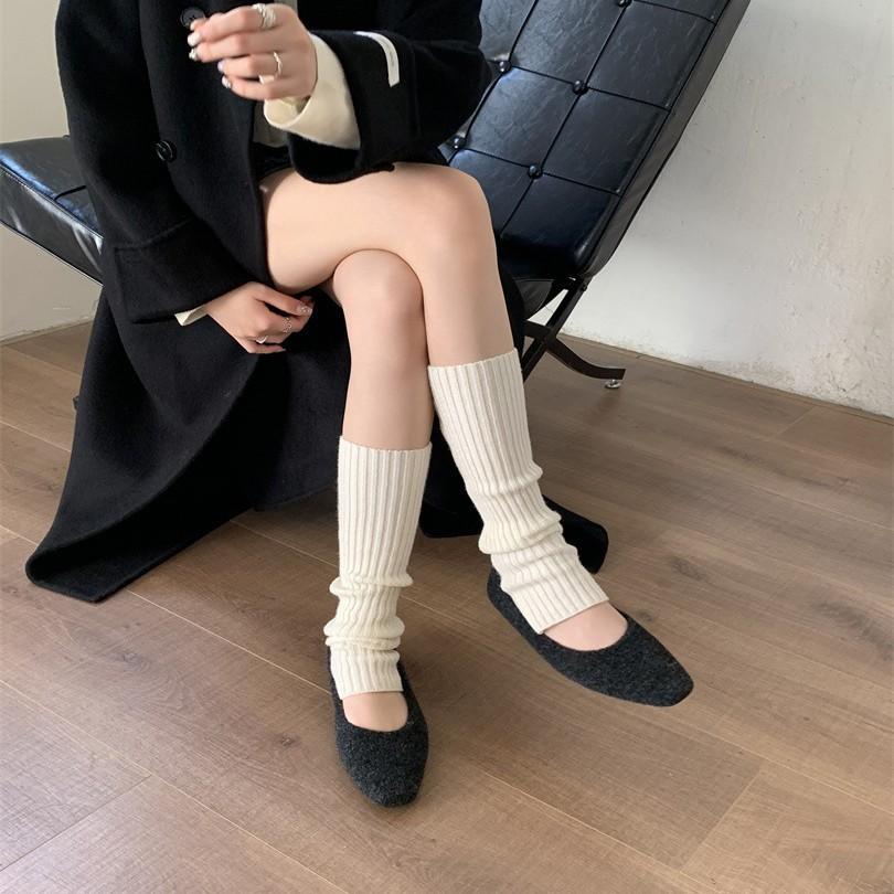 2025 autumn new suede versatile work shoes square head one pedal elegant lady temperament shallow mouth single shoes women