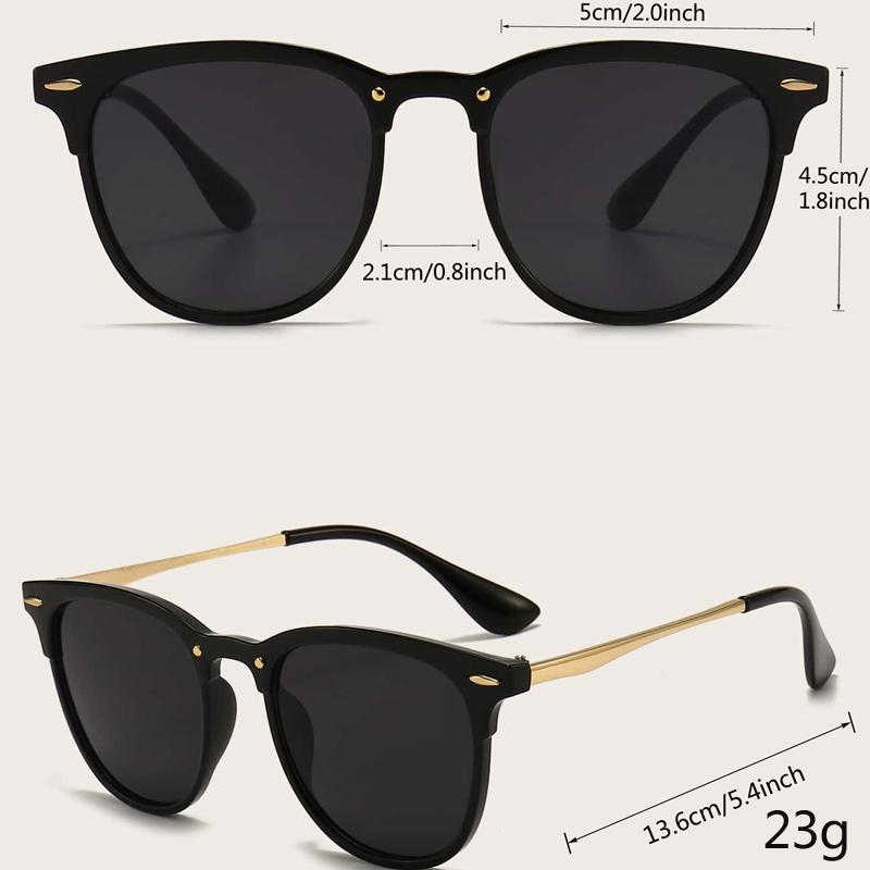 4pcs Fashion Brand Sunglasses Women Brand Desginer Cat Eye Sun Glasses Classical Rivet Cateye Female Shades Eyeglasses UV400