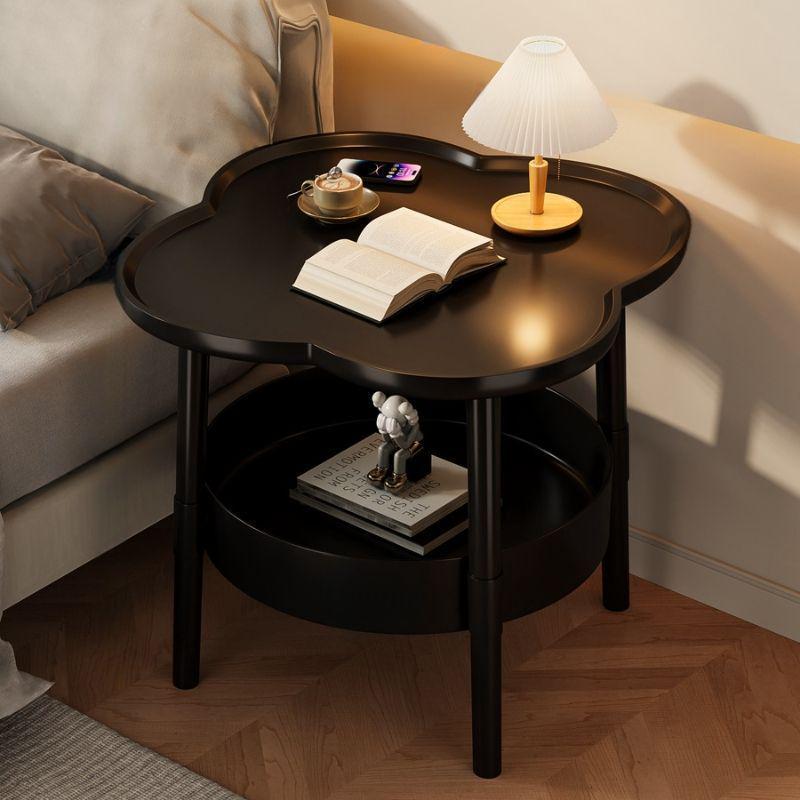 Creative Two-Layer Outdoor Table for Girls' Birthday, Casual Storage, Irregular Design - Free Shipping