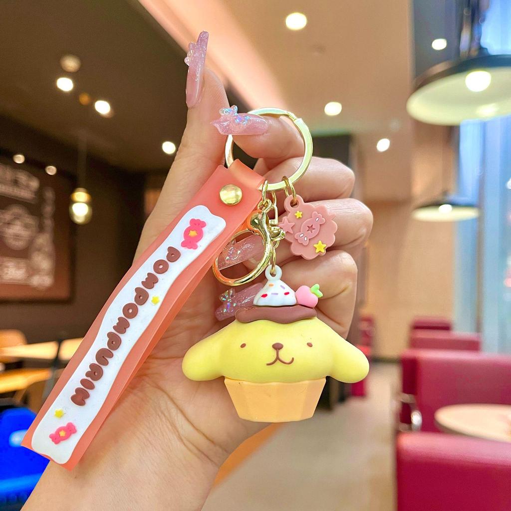 Kirby Second Gen Keychain: Cute Cartoon Figure for Backpacks & Gifts