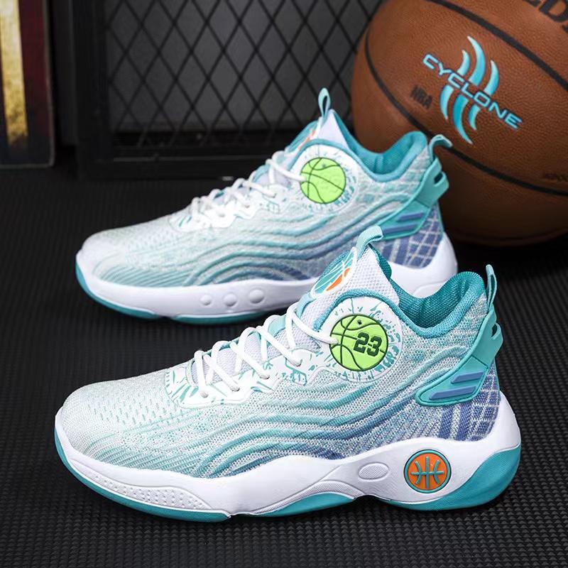 Men Basketball Shoes Outdoor Cushioning Non-slip Sport Shoes Breathable Casual Sneakers Athletic Fitness Training Footwear Shoes