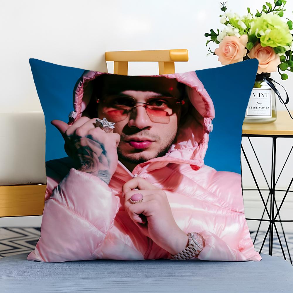 OOmar Courtz Cushion Cover Washable Linen Pillowcase Soft  for Sofa Bed Cozy Home Room Decor