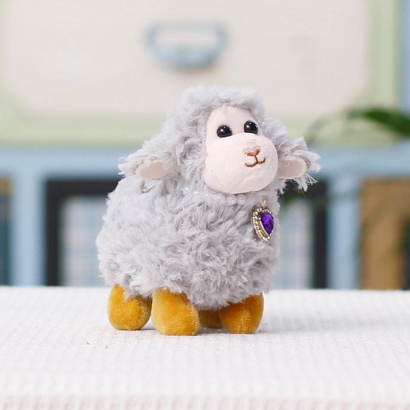 Plush Sheep Keychain With Pp Cotton Filling For Kids And Gift Giving