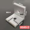 2 Holes Vertical Corner Brackets 1515 2020 3030 4040 4545 Aluminum Alloy 2 Hole 90 degreee Inside Corner Bracket