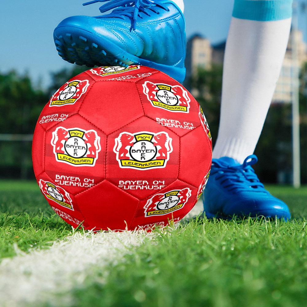 Bayer 04 Leverkusen Football Club Indoor Size 5 Soccer Ball Colorful Machine Stitched PVC Competition Ready Durable High-Bounce