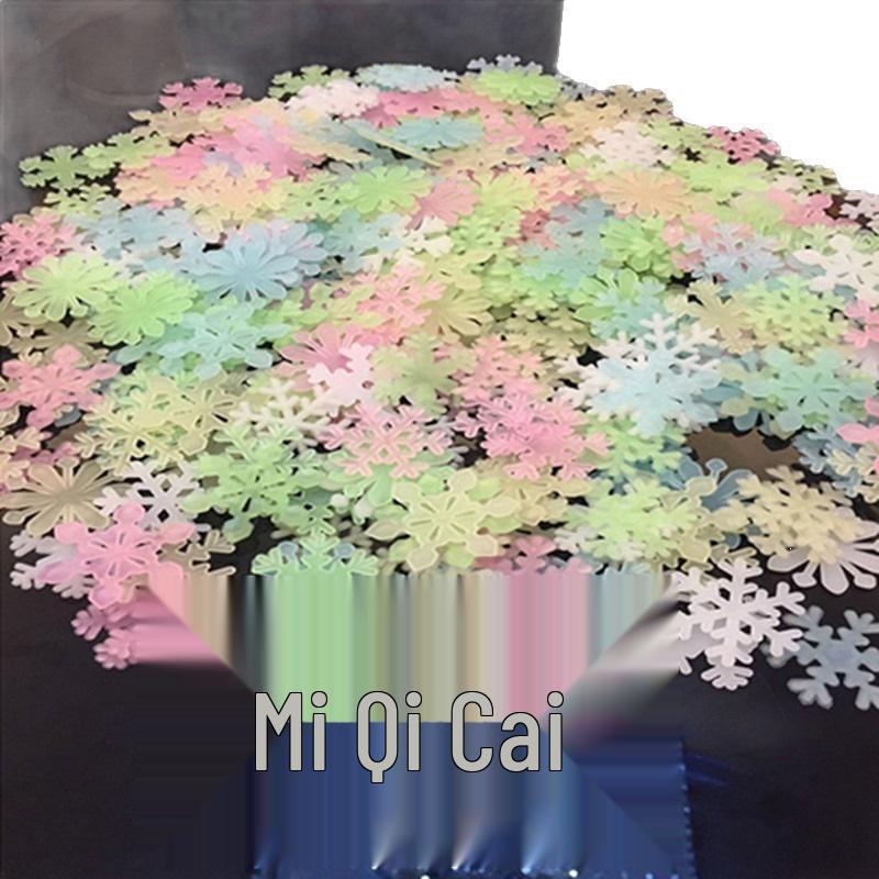 3CM Glowing Star Stickers - 3D Fluorescent Luminous Stars for Bedroom Décor