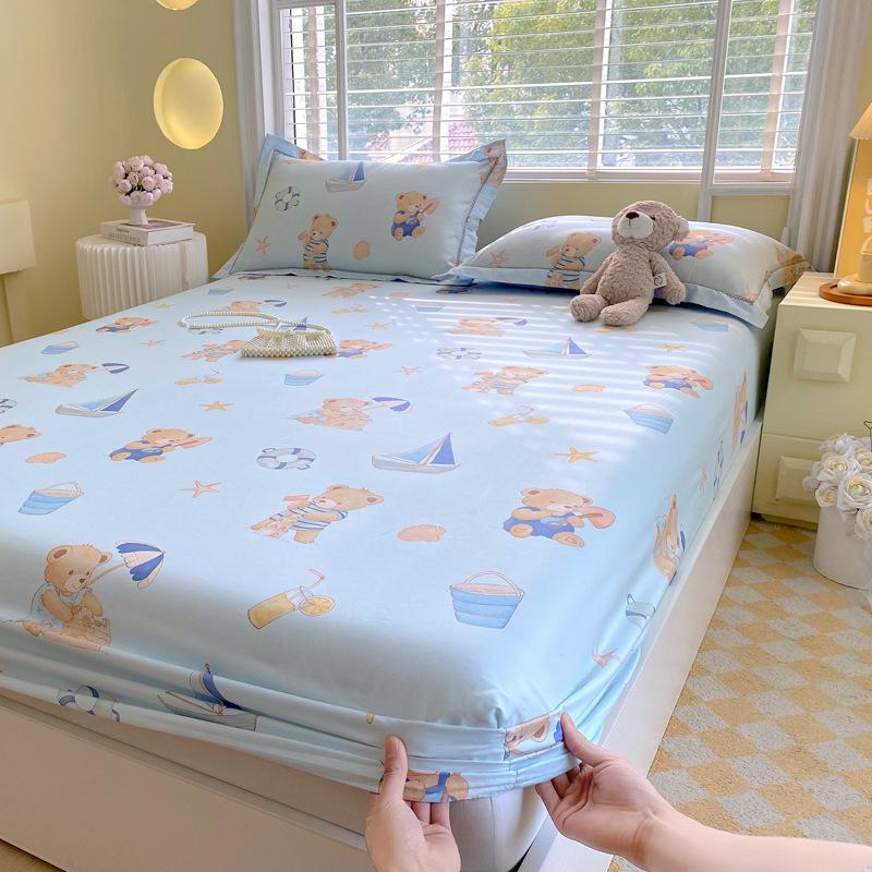 100% Cotton Maternal and Infant Grade Pure Cotton Single-piece Mattress Mattress Protective Cover All-inclusive Bed Sheet Washable Protective Cover