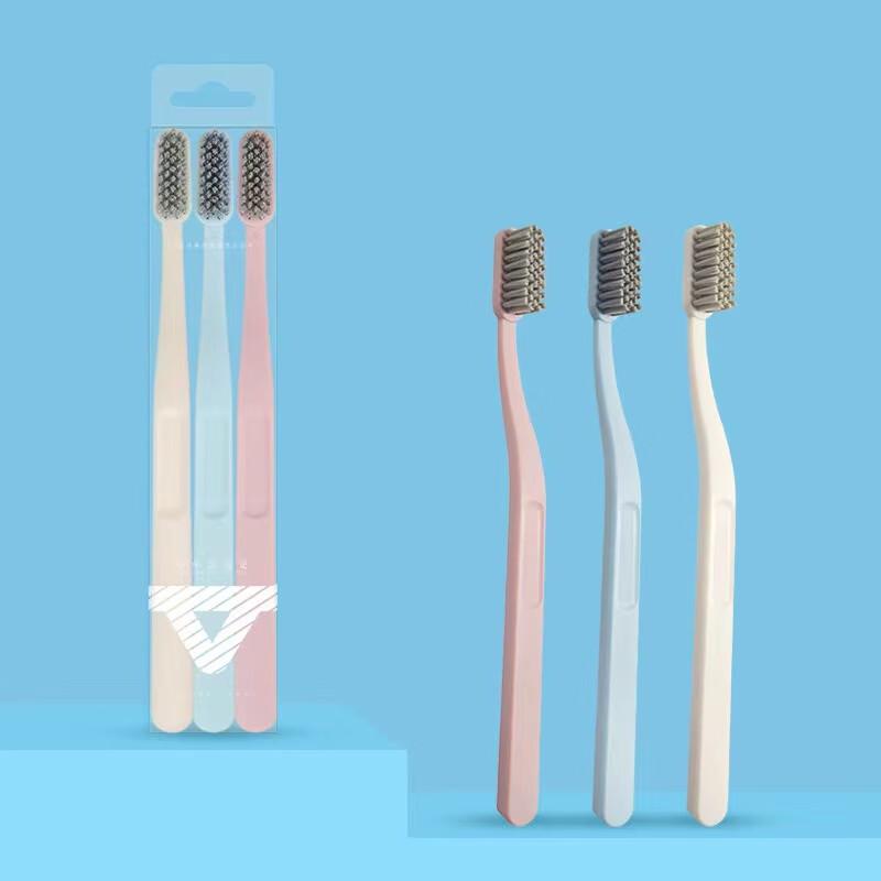 Little Niu Adventure Adult Hard Bristle Toothbrush 9-Pack