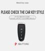 Zinc Alloy Leather Car Remote Key Case Cover Shell For Ford Edge Explorer Escape Focus Taurus Flex Keyless Keychain Accessories